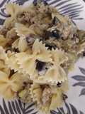 Farfalle con tonno e melanzana 🍆