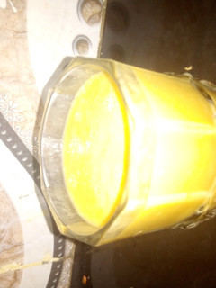 A picture of Mango-Watermelon smoothie.