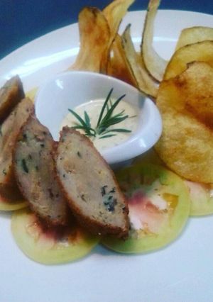 Una foto de Fish and chips (Pescado y papas)