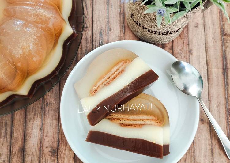 Puding marie regal 3 lapis #week25
