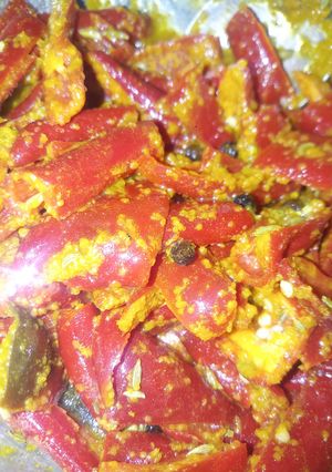 લાલ રાયતાં  મરચા(Red Chilli pickle Recipe in Gujarati) રેસીપી મુખ્ય ફોટો