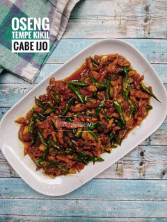 Foto resep Oseng Tempe Kikil Cabe Ijo