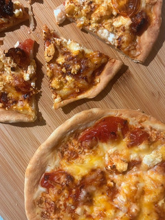 Φωτογραφία της συνταγής Ζύμη για Pizza με δυο υλικά (air fryer)