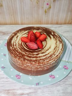 Foto resep Puding roti tawar zebra