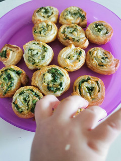 Foto resep Snack MPASI Spinach chesee pastry