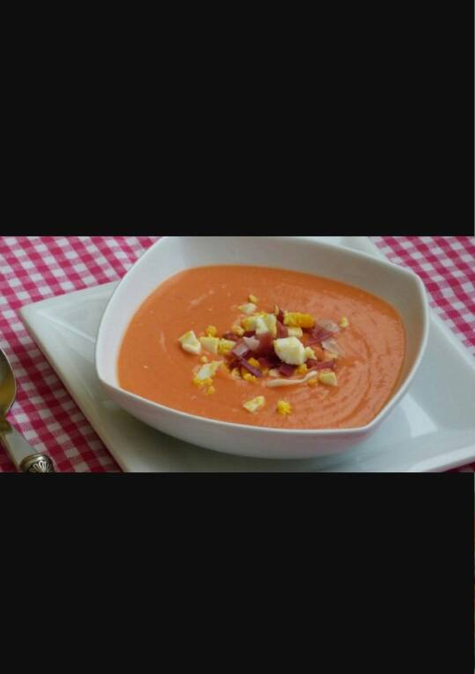 Una foto de Salmorejo