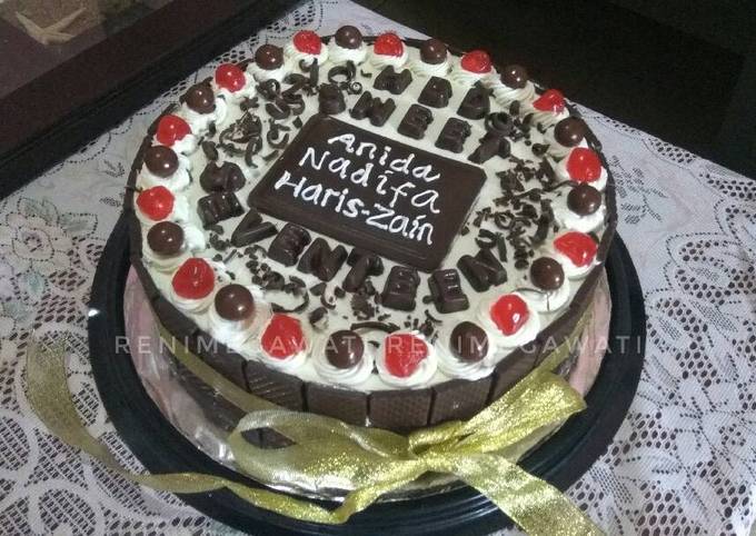 Resep Kue  Ulang  Tahun  Base Cake Brownies  Ala Amanda  oleh 