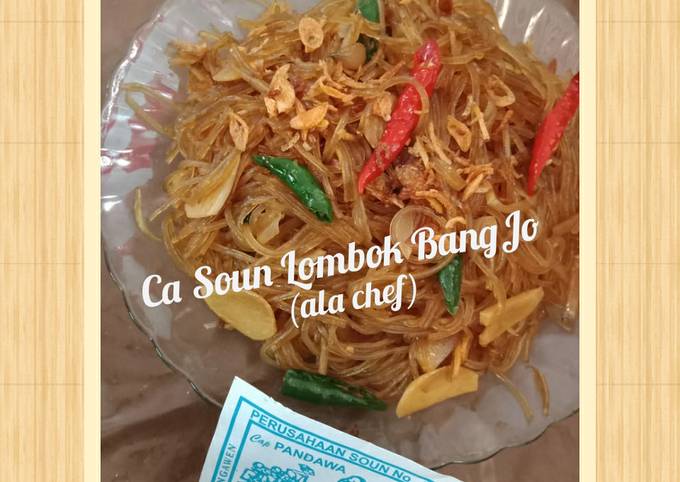 Resep Ca Soun Lombok BangJo (ala chef), Sempurna