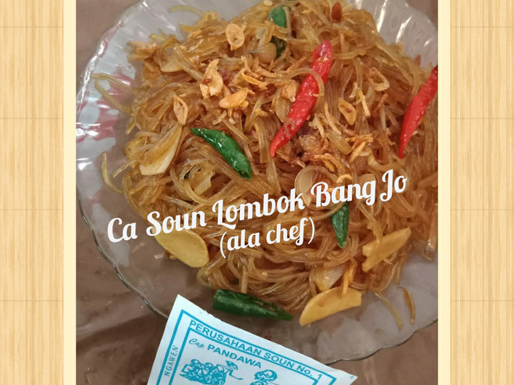 Resep Ca Soun Lombok BangJo (ala chef), Sempurna