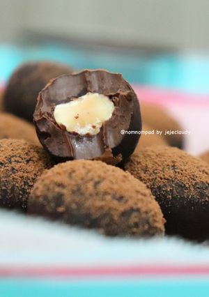 Foto resep Kacang Almond Balut Cokelat (truffle almond)