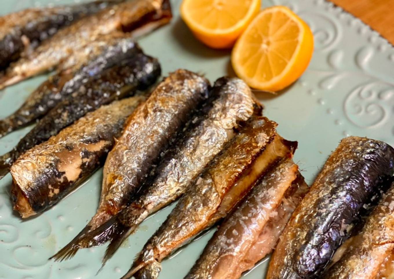 Sardinas en airfryer en 6 min