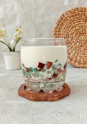 Foto resep Es Susu Jelly