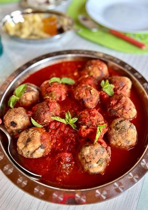 Foto di Polpette di sarde al sugo e menta