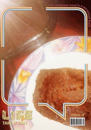 Una foto de Tortita de sémola chocolatosa en microondas