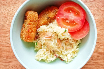 Cara Buat Day. 346 Nasi Goreng Kari (17 month+) Menu Enak Dan Mudah Dibuat