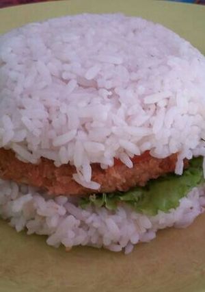 Foto resep Burger nasi indonesia