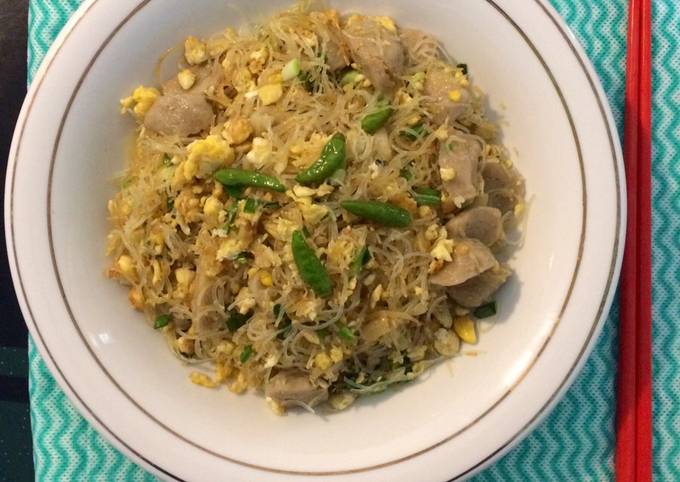 Anti Ribet, Memasak Bihun goreng telur sederhana Enak