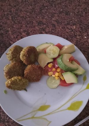 Una foto de Falafels de curry