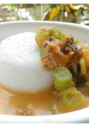 Foto resep MPASI 10M+ Nasi Daging Kuah Kuning