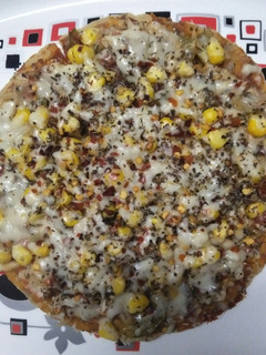 A picture of Healthy wheat flour base pizza recipe.