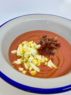 Una foto de Salmorejo Cordobés con un "Toque Original" ⭐️⭐️⭐️⭐️⭐️