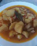 Guiso de patatas con sepia a mi manera olla gm
