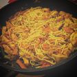 Wok de poulet et légumes