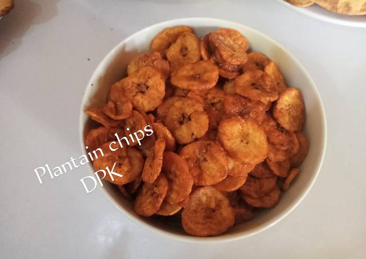Pepper plantain chips