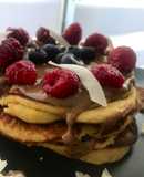Pancakes de harina de coco