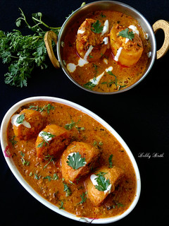 A picture of Lucknowi Bharwa Aloo.