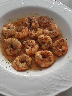 Una foto de Gambones al pil pil