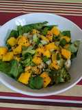 Salada de Acelga Chinesa e Manga