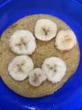Pancake de avena y banano para bebé 9m
