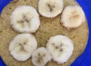 Una foto de Pancake de avena y banano para bebé 9m