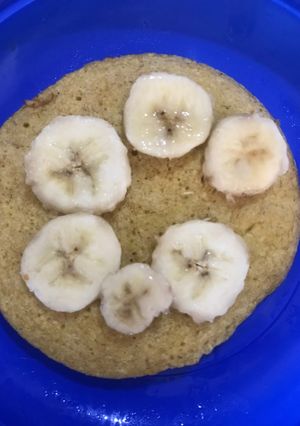 Una foto de Pancake de avena y banano para bebé 9m