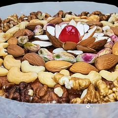 A picture of Simple Oil Cake With Nuts.