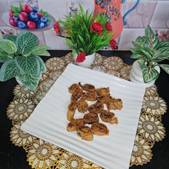 A picture of Roti Patra(from leftover roti).