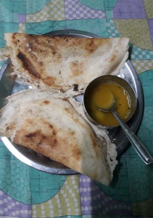 A picture of Masala dosa.