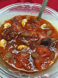 A picture of Dry Fruits Sweet and Spicy Tomato Chutney.