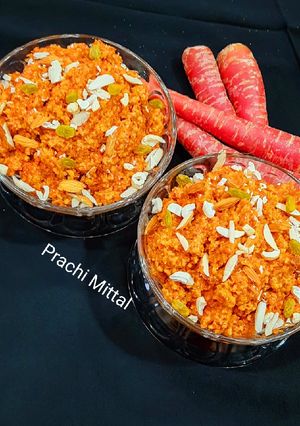 A picture of Gajar Ka Halwa (Carrot Halwa Recipe).