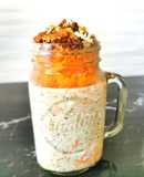 Overnight oats con zanahoria