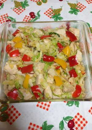 Una foto de Guiso de Repollo con Pechuga de Pollo!