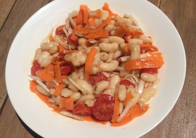 Ensalada de alubias de bote slow-express