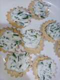 Canastitas de queso blanco y ciboulette