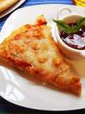 Pizza con pollo bbq