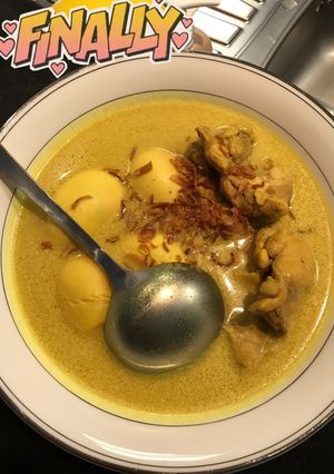 Foto resep Opor ayam telor