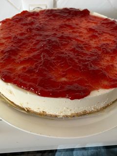 Una foto de Tarta de queso sin horno