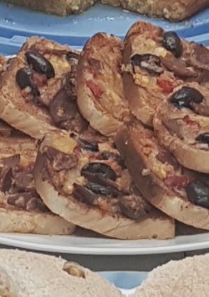 صورة لوصفة بيتزا التوست 🍕🥪