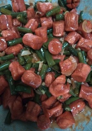 Foto resep Tumis Sosis Kacang panjang