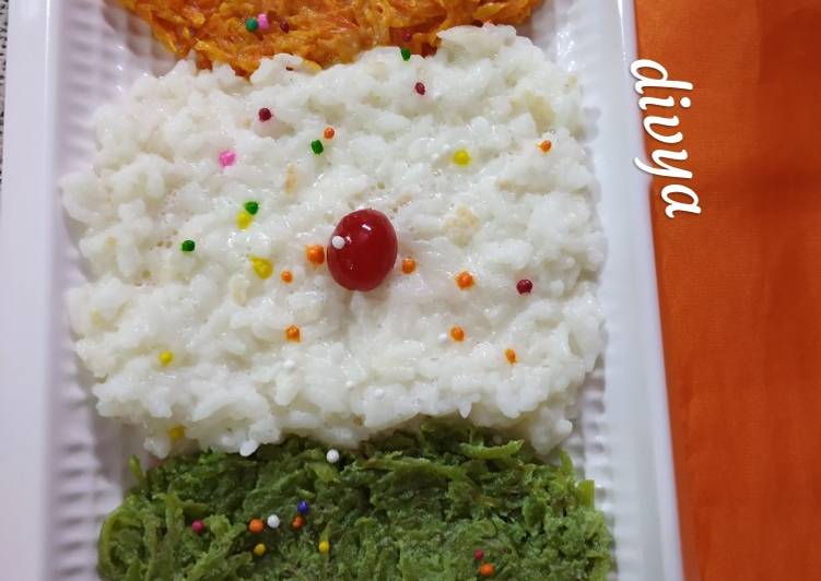 Tricolor halwa
